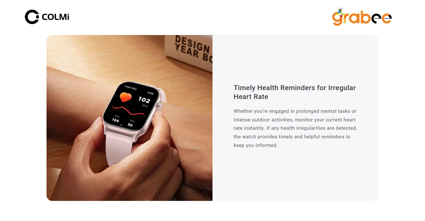 COLMI P78 Smart Watch in a hand
