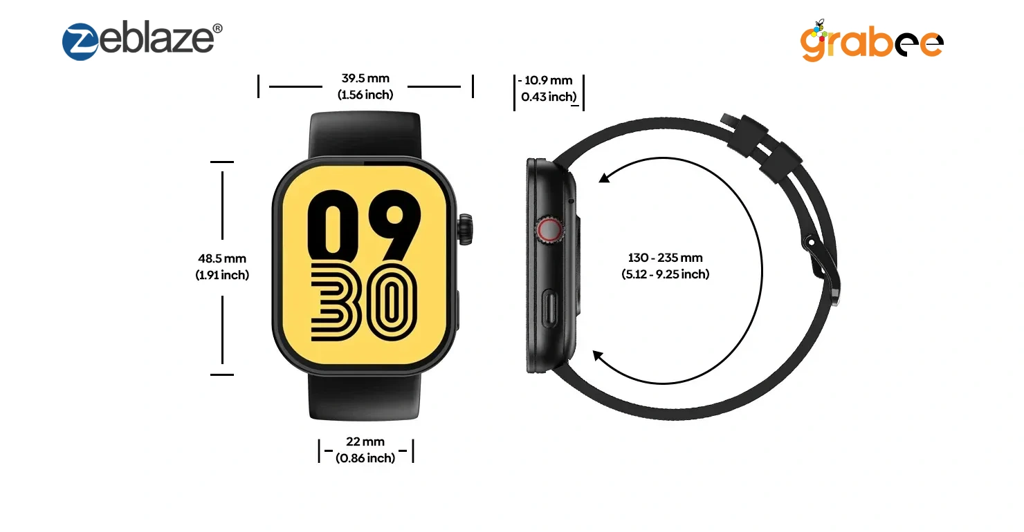 Zeblaze Btalk Plus Smart Watch Display