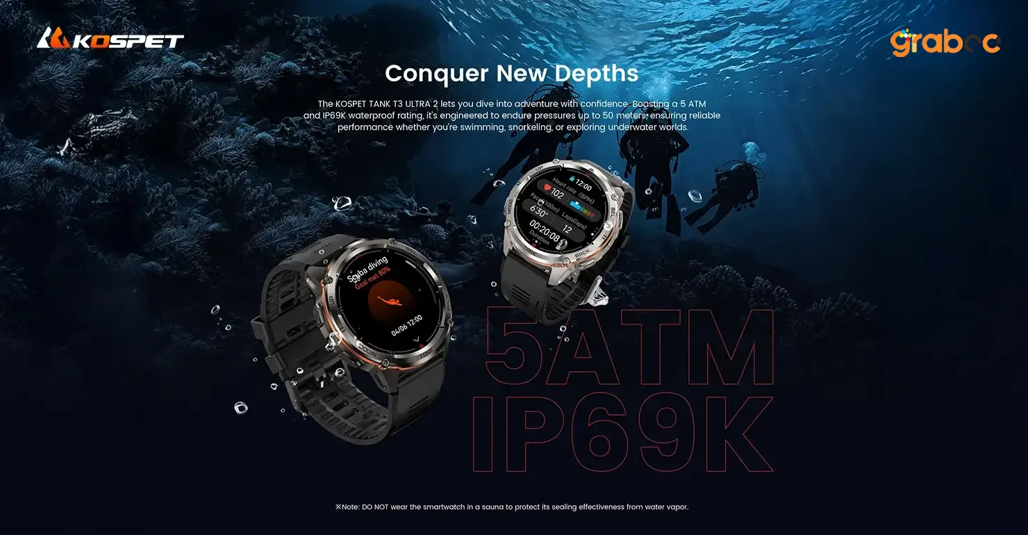 KOSPET TANK T3 Ultra 2 Smart watch