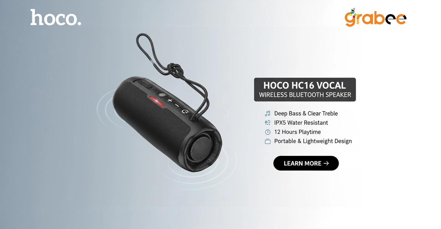 Hoco HC16 Waterproof Bluetooth Speaker Features