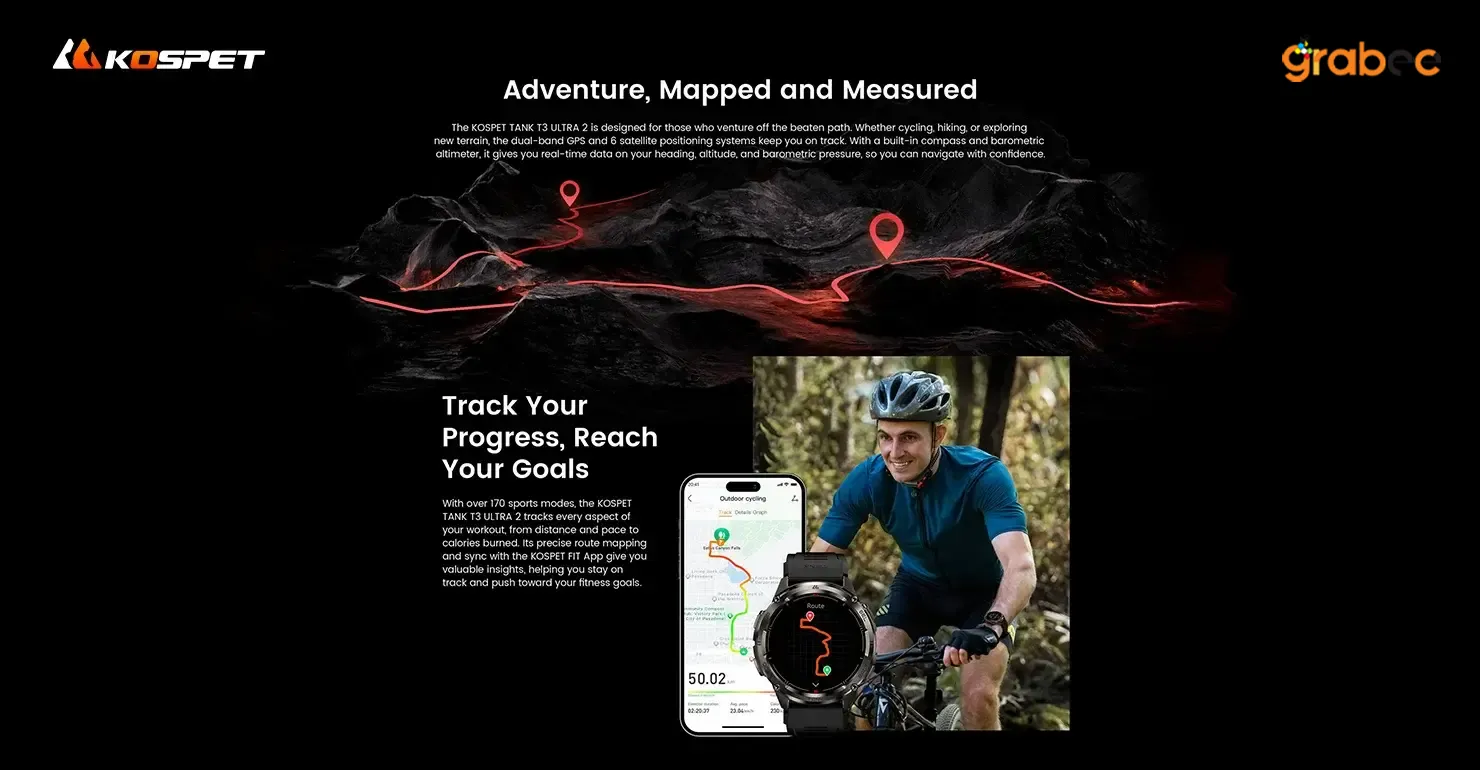 KOSPET TANK T3 Ultra 2 Smart watch