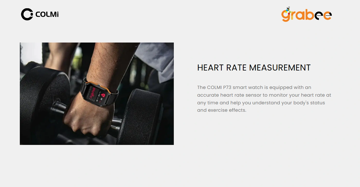 Colmi P73 BT Calling Smartwatch in hands