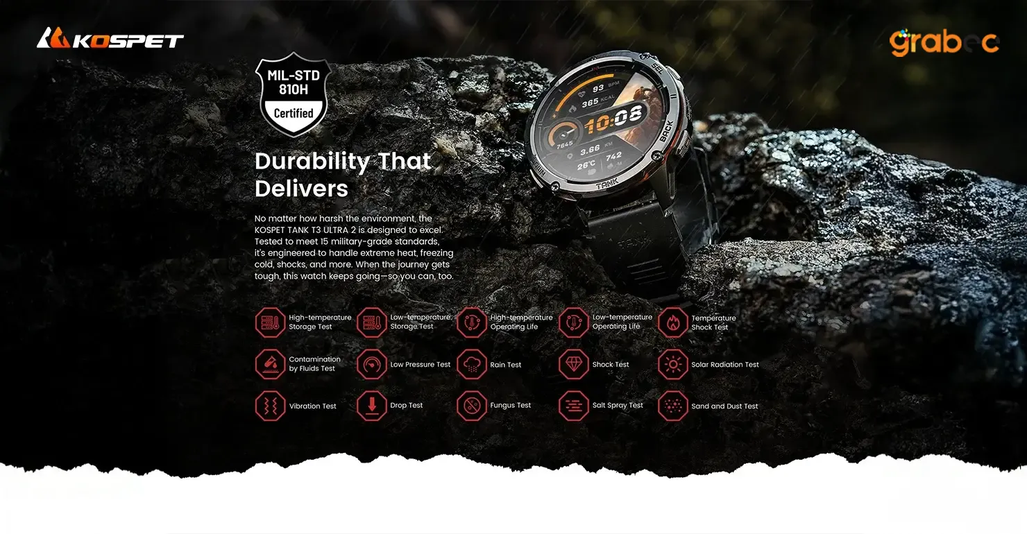 KOSPET TANK T3 Ultra 2 Smart watch