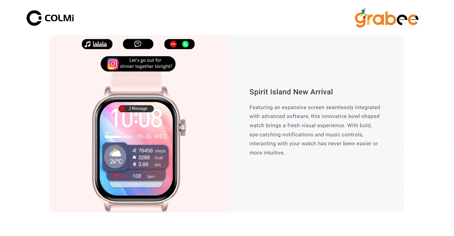 COLMI P78 Smart Watch Calling