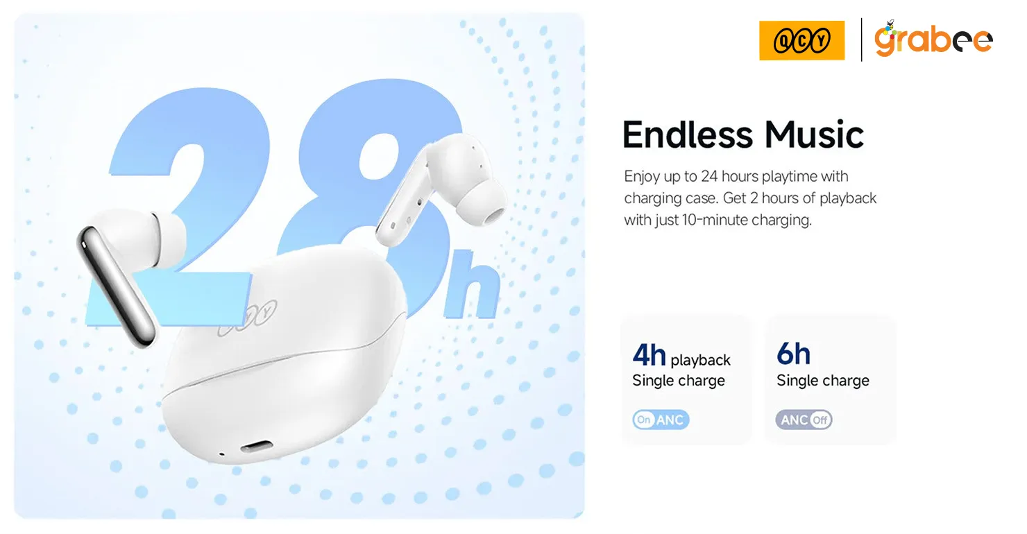 QCY Melobuds N50 HT12 Earbuds