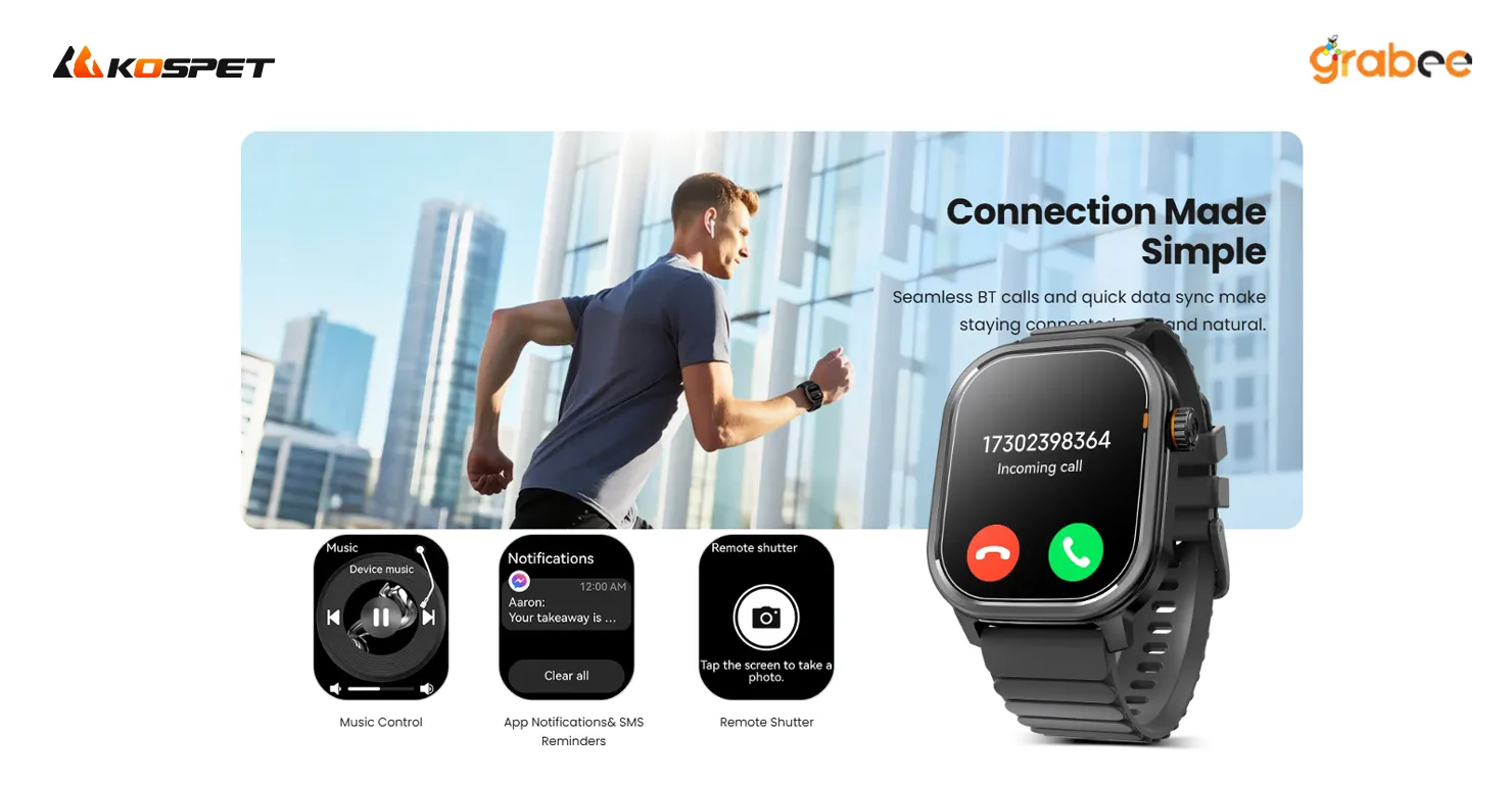 Kospet Pulse BT Calling Smart Watch