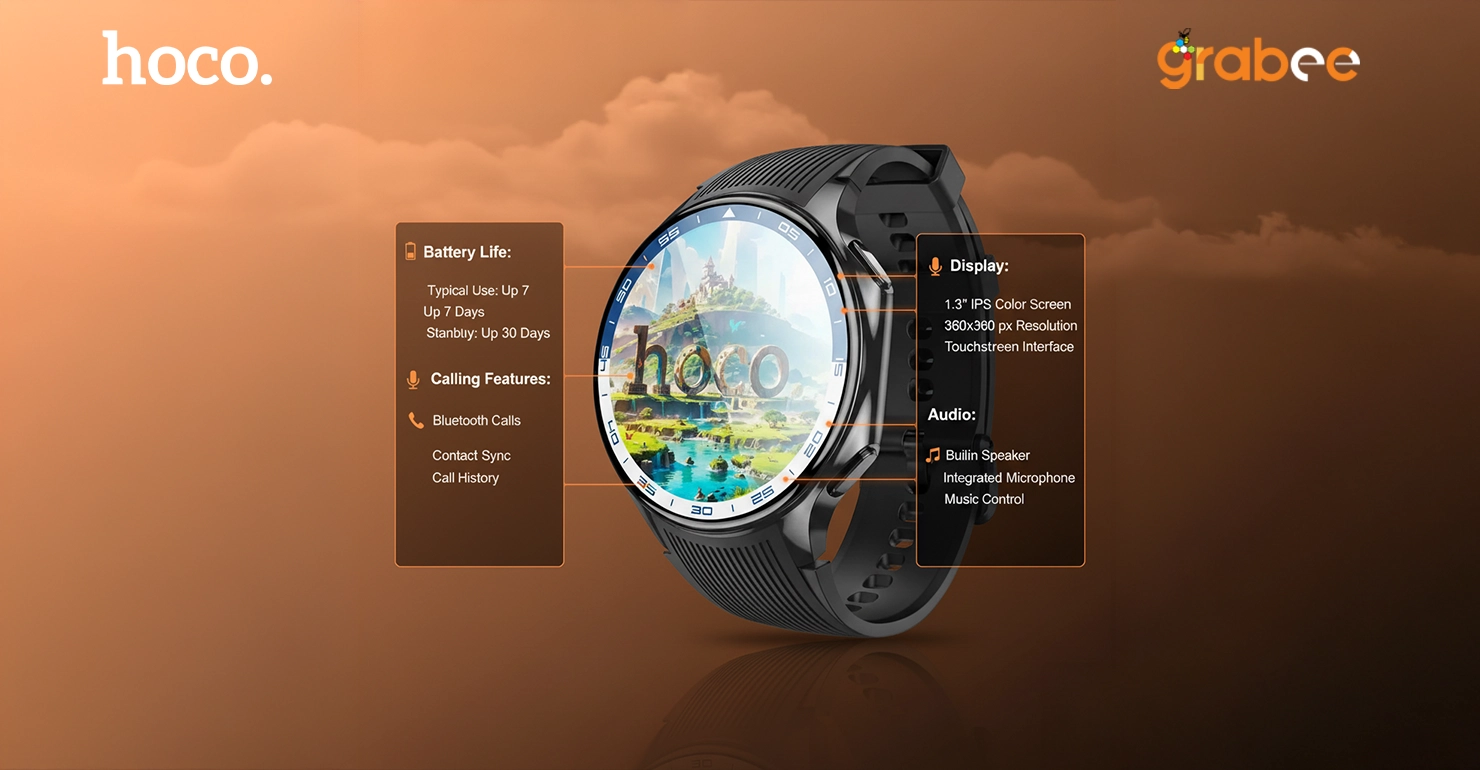 HOCO Y24 Smart Watch Price and features