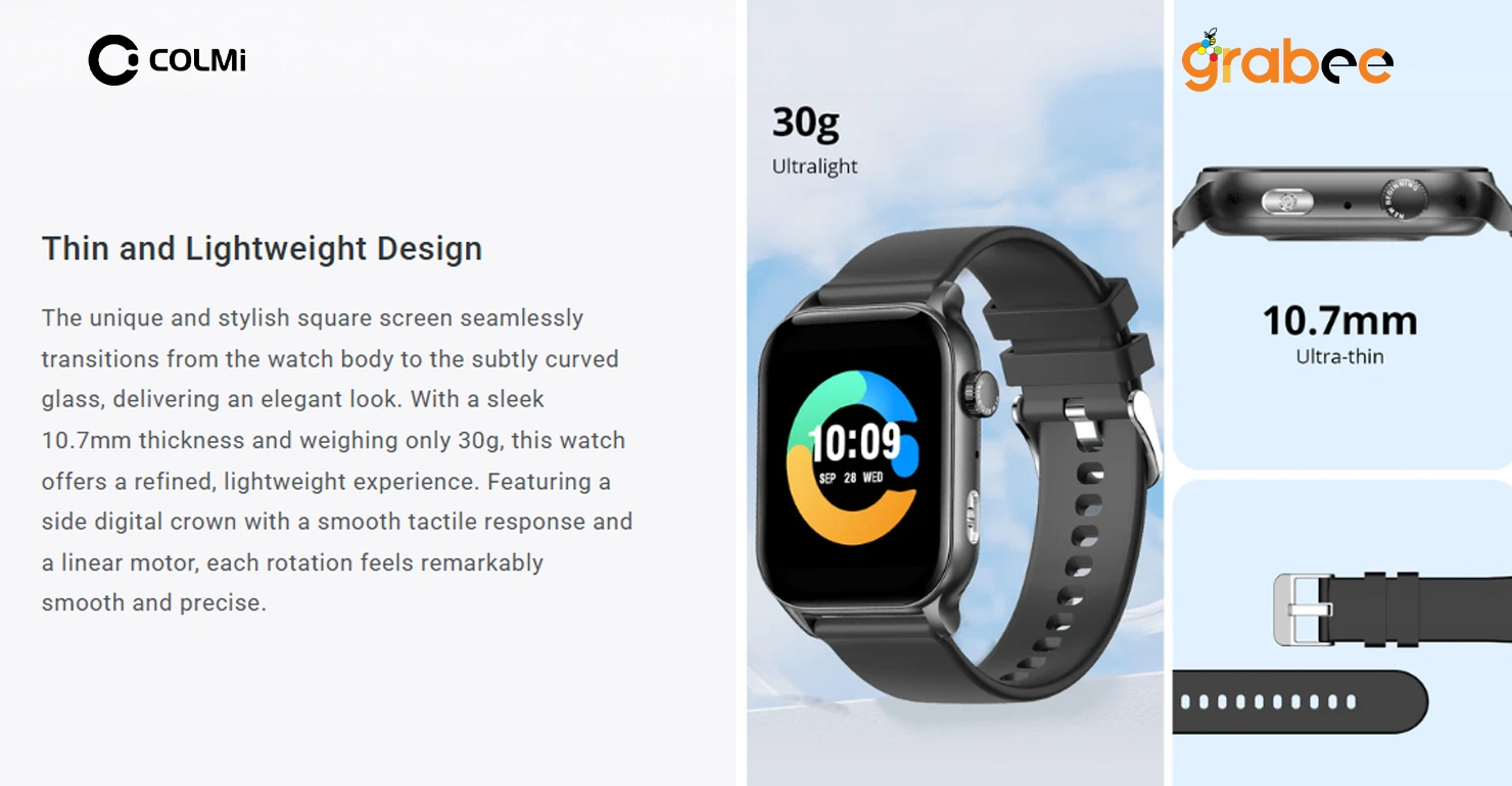 COLMI P78 Smart Watch Design