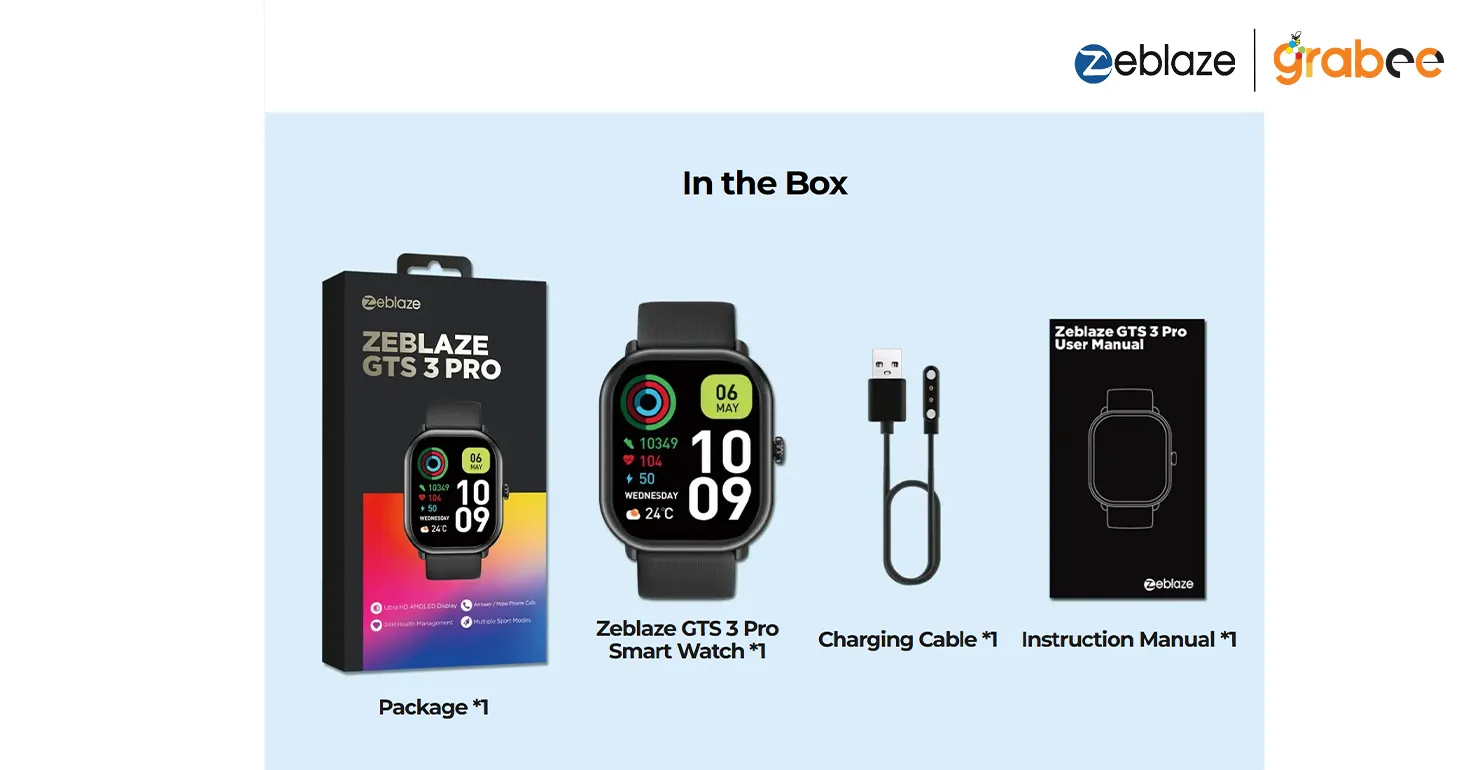 Zeblaze GTS 3 Pro Smart Watch