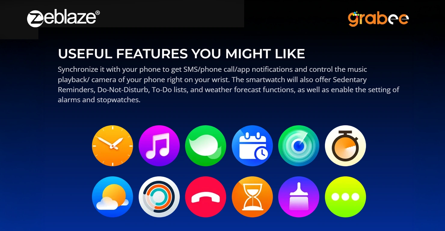 Zeblaze Ares 3 Plus Smart watch Calling Apps