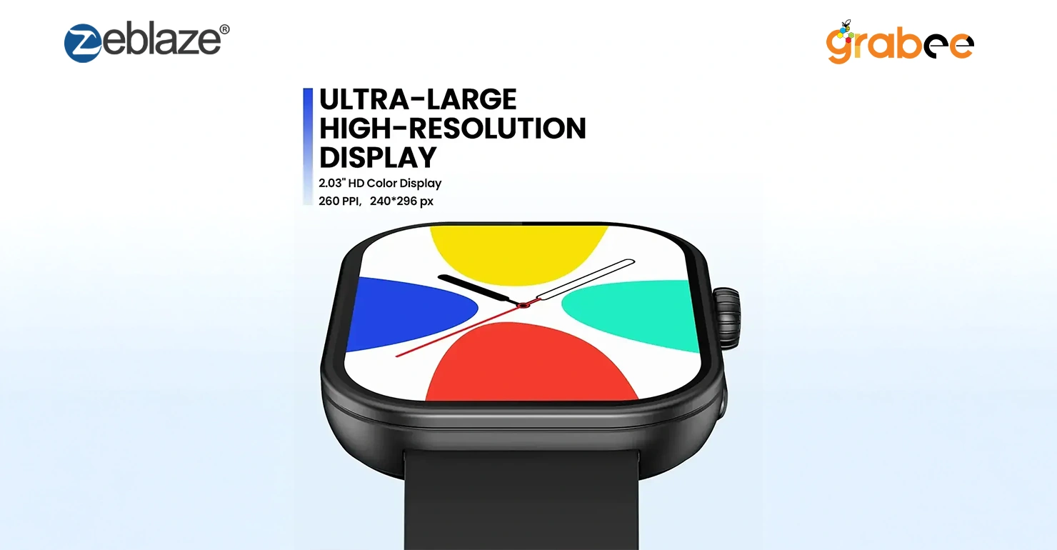 Zeblaze Btalk Plus Smart Watch Display