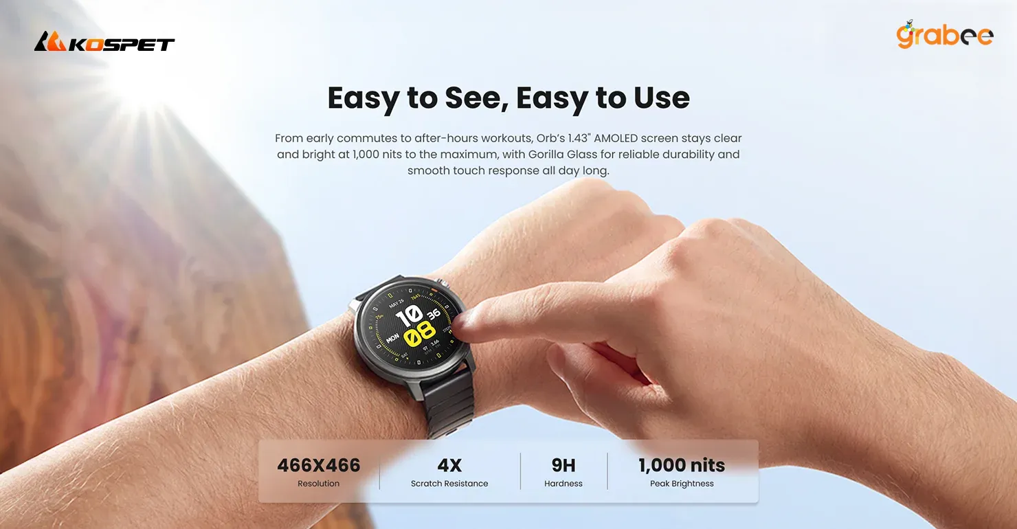 Kospet ORB BT calling Smart Watch Price in Bangladesh