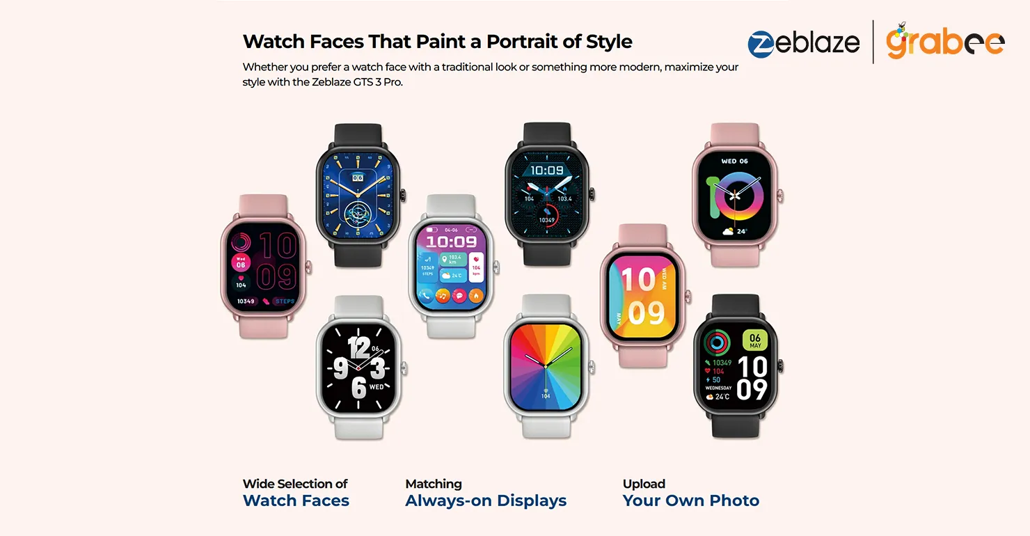 Zeblaze GTS 3 Pro Smart Watch