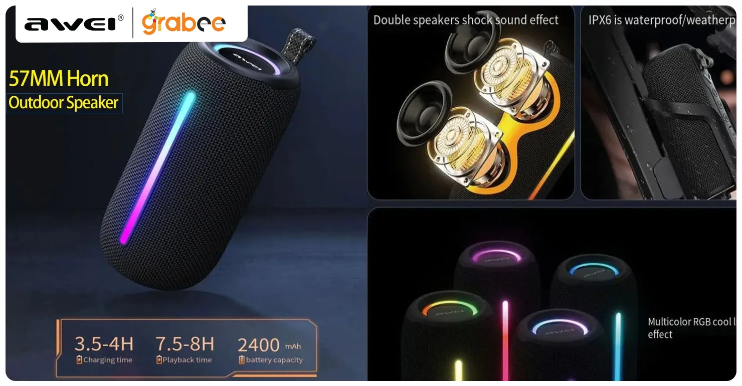 Awei Y788 RGB Outdoor Bluetooth Speaker