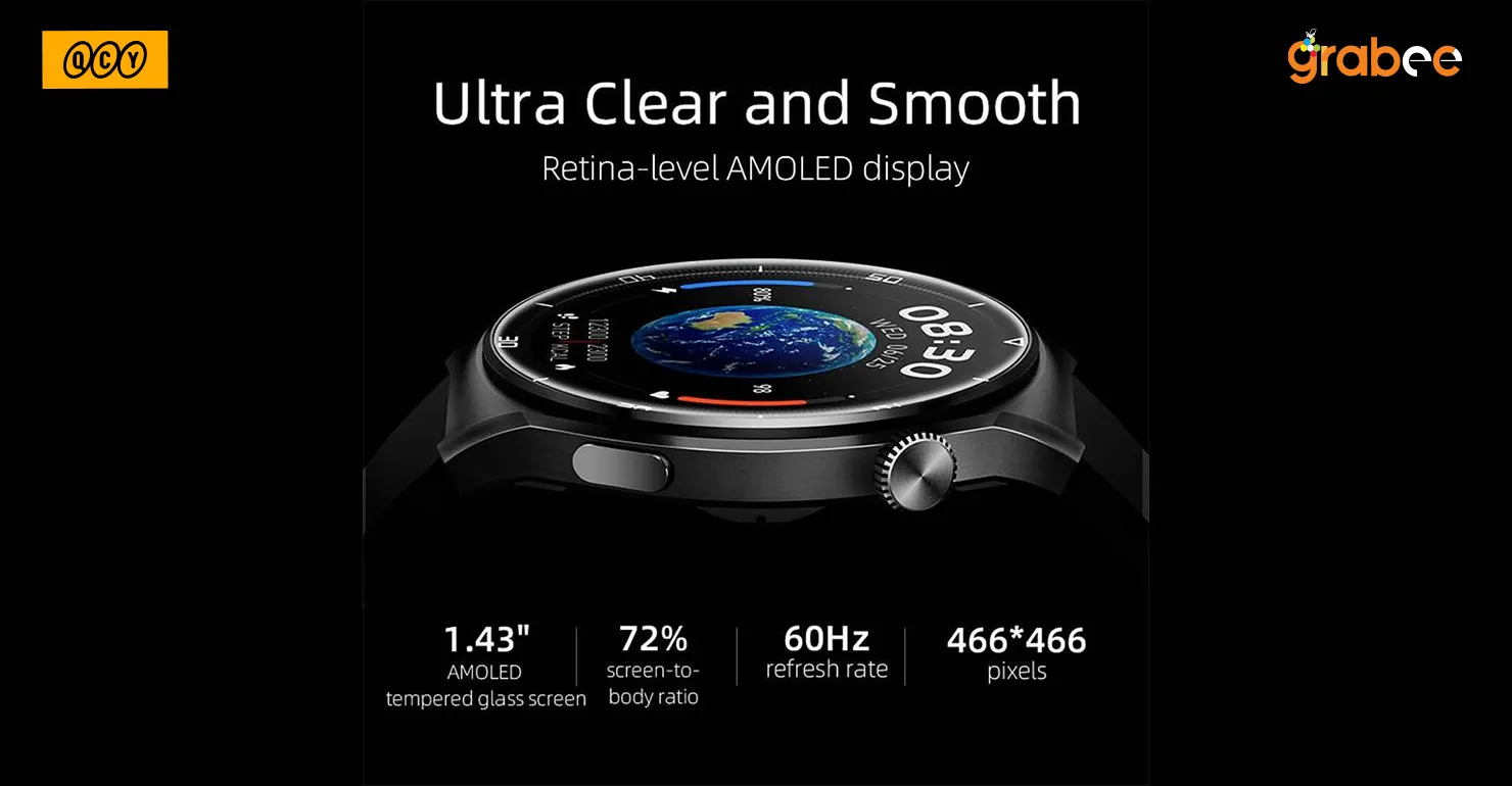 QCY GT AMOLED Display Smart watch