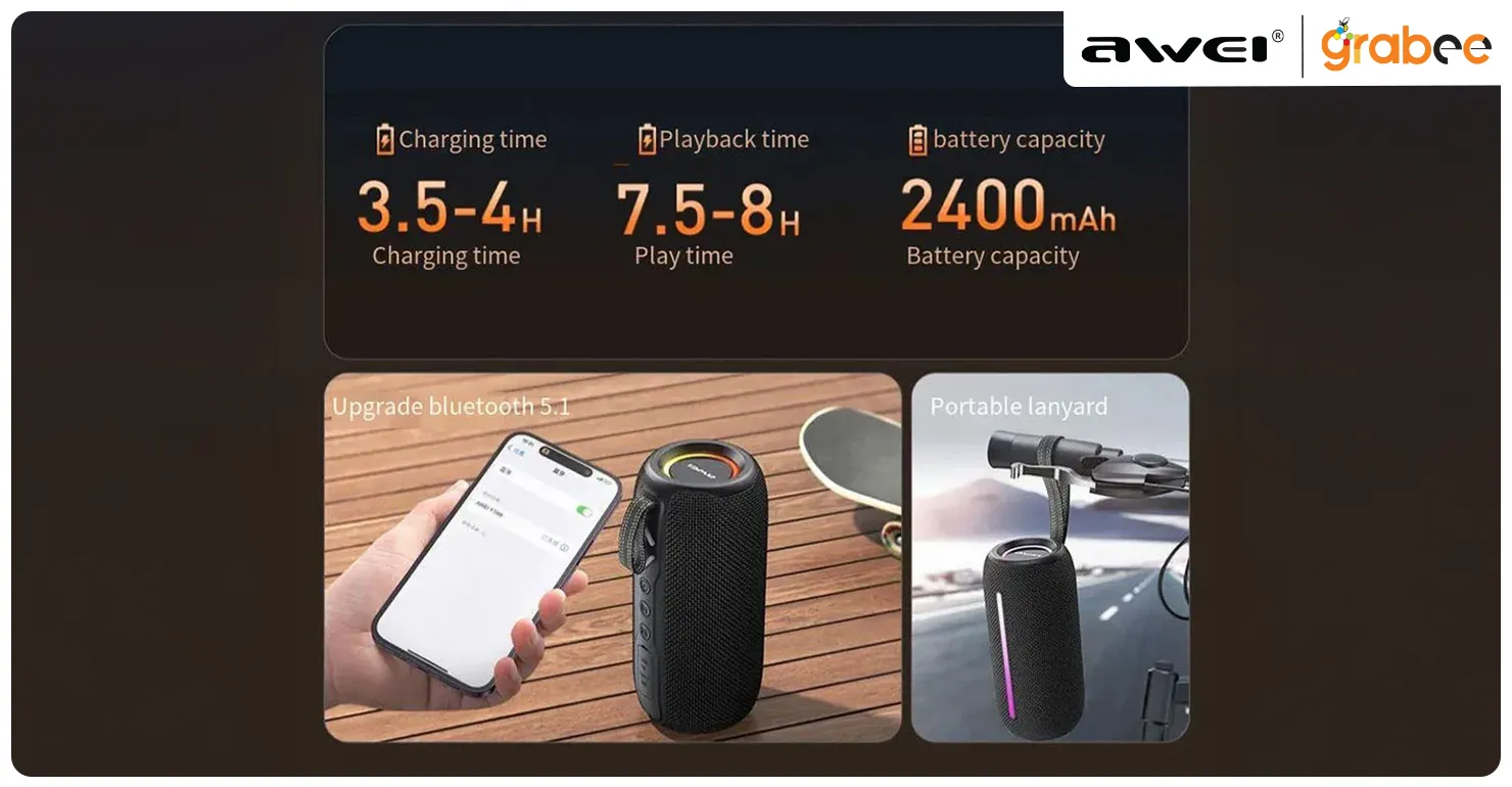 Awei Y788 RGB Outdoor Bluetooth Speaker