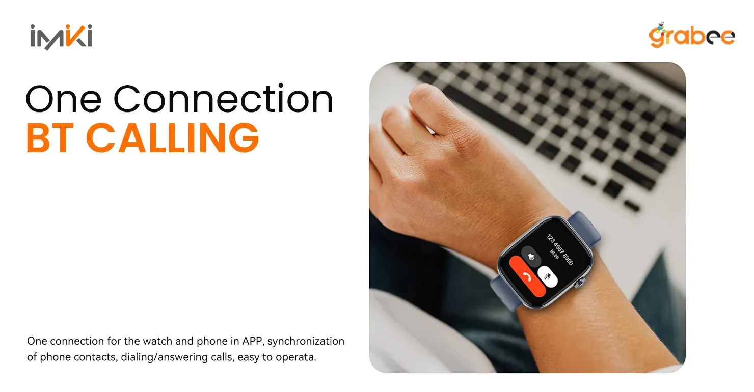 IMIKI ST2 BT Calling Smart watch