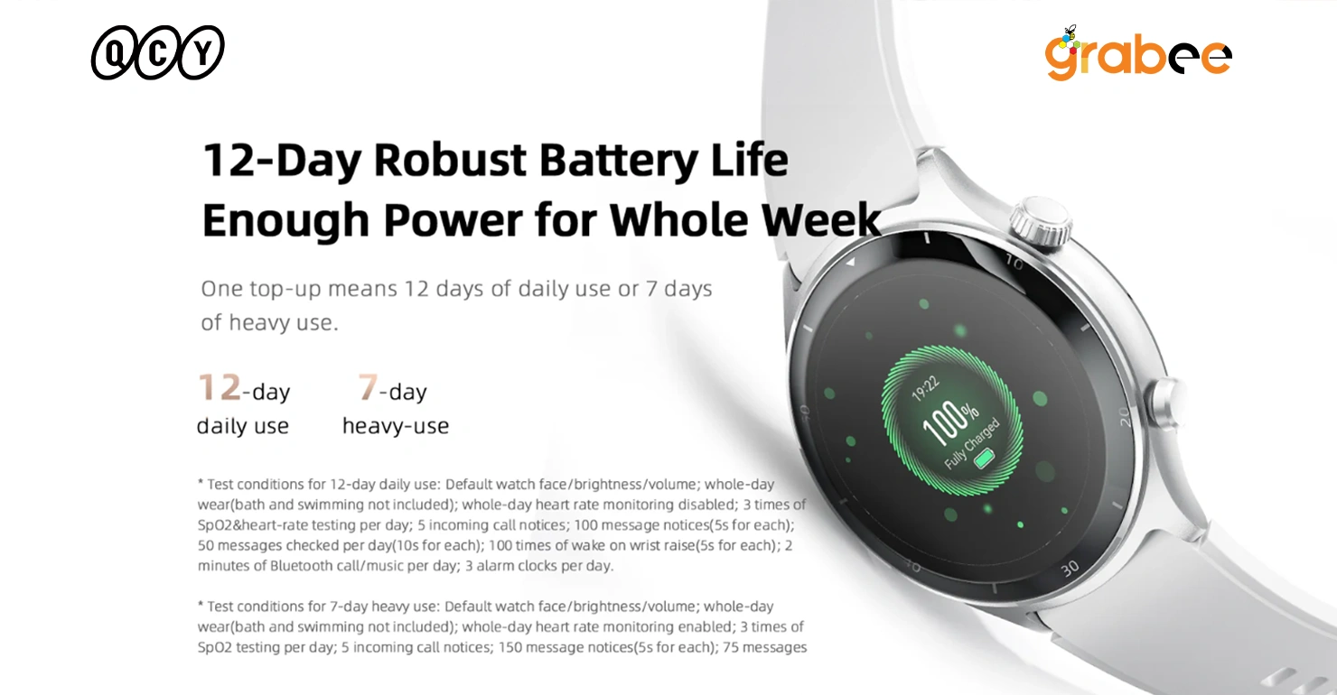 QCY Active GT 3 ATM Smart Watch