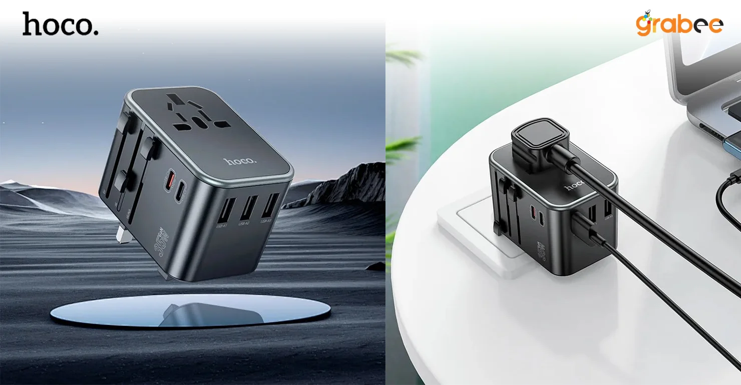 Hoco AC19 Multi-functional Universal Travel Charger