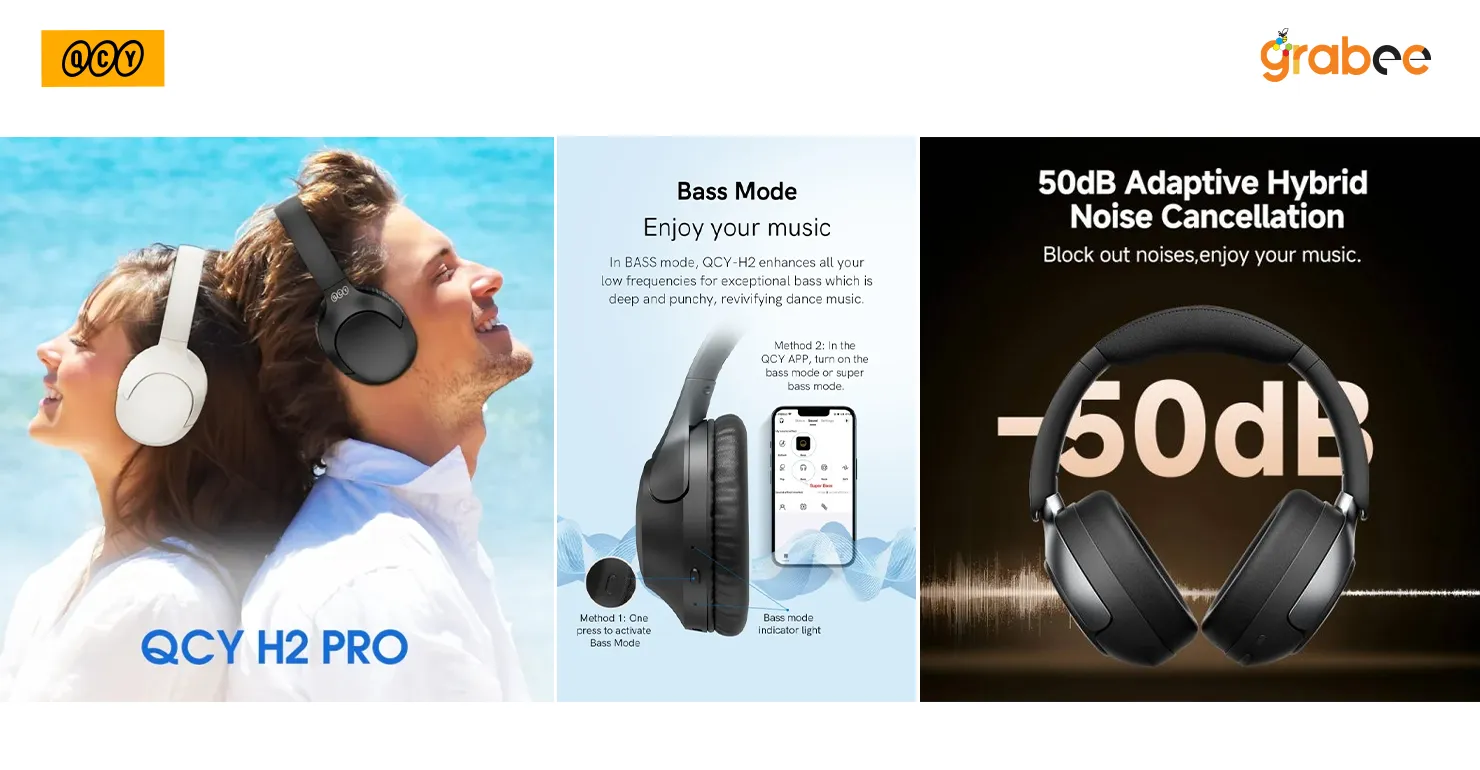 QCY H2 Pro Wireless Headphone